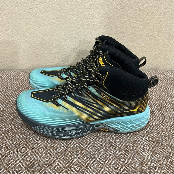 Hoka One One Womens Speedgoat Mid 2 GTX 1106533 Blue Running Shoes Sz 11 Outdoor - Picture 3 of 10